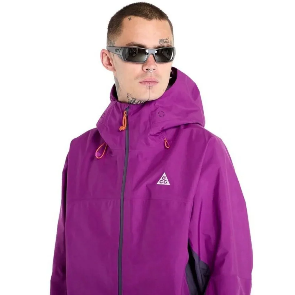 Nike ACG Mens L Jacket Misery Ridge Storm-FIT ADV Gore-Tex Loose Fit Purple - Picture 7 of 9